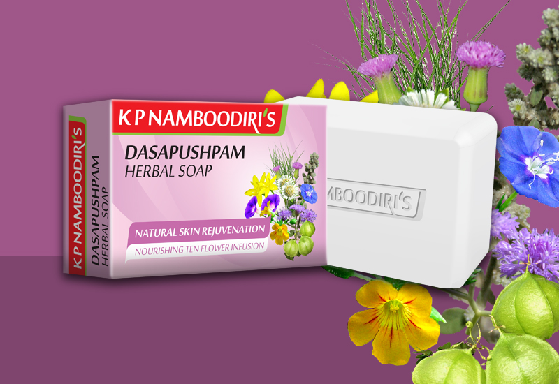 K P Namboodiri's Dasapushpam Herbal Soap