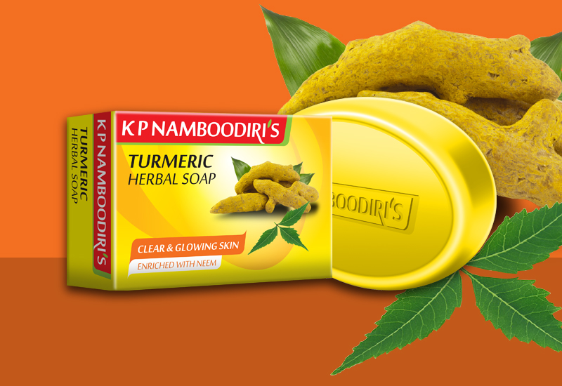 K P Namboodiri's Turmeric Herbal Soap