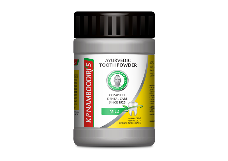 K P Namboodiri's Ayurvedic Tooth Care Powder - Regular